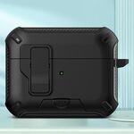 Per AirPods Pro 2 auricolari Bluetooth wireless MagSafe Holder Custodia protettiva (nero)