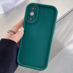 Per iPhone XS Max Custodia antiurto in TPU con foro preciso e cornice smerigliata (blu scuro)