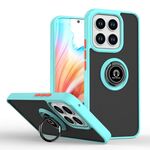 Per Honor X8c 4G Q Shadow 1 Series TPU Hybrid PC Phone Case con anello (blu cielo)