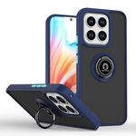 Per Honor X8c 4G Q Shadow 1 Series TPU Hybrid PC Phone Case con anello (blu reale)
