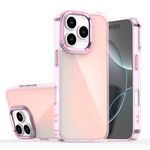 Per iPhone 16 Pro Max Custodia per telefono con placcatura sfumata scolorita (rosa)