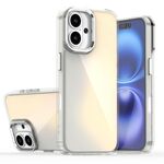 Per iPhone 16 Custodia per telefono con placcatura sfumata scolorita (trasparente)