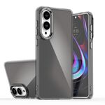 Per Samsung Galaxy S25 Edge 5G Custodia per telefono con placcatura sfumata scolorita (nero)