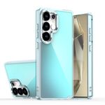Per Samsung Galaxy S24 Ultra 5G Custodia per telefono con placcatura sfumata scolorita (blu)