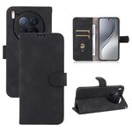 Per Tecno Camon 40 Premier Skin Feel Custodia in pelle magnetica Flip Phone (Nero)