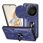 Per Honor X9c Smart Sliding Camshield TPU+PC Custodia per telefono con slot per schede (blu)