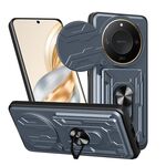 Per Honor X9c Smart Sliding Camshield TPU+PC Custodia per telefono con slot per schede (grigio)