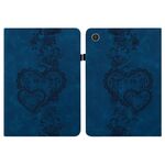 Per Lenovo Tab Plus Custodia per tablet in pelle goffrata Love Hearts (blu scuro)