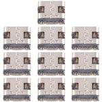 10 connettori originali per porta di ricarica a 12 pin, modello: pin di contatto a doppia fila