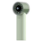 Ventilatore portatile ad alta velocità con display digitale a LED HX-F369 (verde)