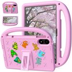 Custodia antiurto in EVA per tablet Xiaomi Redmi Pad Pro 12.1 2024 con motivo a passero in cartone animato (rosa)