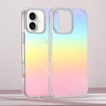 Custodia per telefono con sfumatura placcata colorata e satinata per iPhone 16 Plus (placcatura colorata)
