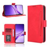 Custodia in pelle con texture di vitello effetto pelle di vitello per vivo V50 Lite 5G / 4G (rossa)