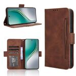 Custodia in pelle con texture di vitello effetto pelle di vitello per Tecno Camon 40 Premier 5G (marrone)