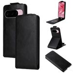 Custodia in pelle con chiusura magnetica verticale per Google Pixel 10 5G / 10 Pro 5G e fibbia (nera)