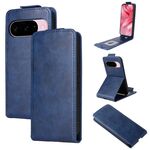 Custodia in pelle con chiusura magnetica verticale per Google Pixel 10 5G / 10 Pro 5G e fibbia (blu)