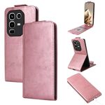 Custodia in pelle con chiusura magnetica verticale per Infinix Note 50 4G / Note 50 Pro 4G (oro rosa)