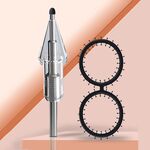 Punta di ricambio per penna Xiaomi Smart Pen di seconda generazione, con punta smorzata e 2 cerchi, cappuccio trasparente
