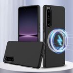 Custodia antiurto in silicone Magsafe per Sony Xperia 1 III (nera)