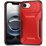 Custodia per telefono scorrevole Camshield per iPhone 16e (rossa)