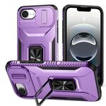 Custodia per telefono con supporto scorrevole Camshield per iPhone 16e (viola)