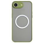 Custodia per iPhone 16e Hawkeye Skin Feel MagSafe (verde militare)