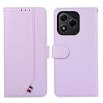 Custodia per telefono in pelle con trama delicata e RFID ABEEL per Honor 400 Lite (viola)