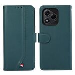 Custodia per telefono in pelle con trama delicata e RFID ABEEL per Honor 400 Lite (verde)