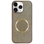 Custodia per iPhone 11 Pro in PC galvanico con glitter e MagSafe (oro)