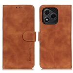 Custodia a libro in pelle con texture retrò KHAZNEH per Honor 400 Lite (marrone)