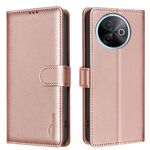 Custodia antifurto in pelle con texture Litchi e RFID per vivo Y39 5G (oro)
