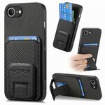 Custodia pieghevole in fibra di carbonio per iPhone 16e (nera)