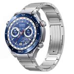 Per Huawei Watch Ultimate 22mm cinturino in lega di titanio a forma di I (argento)