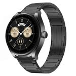 Per Huawei Watch Buds cinturino in lega di titanio a forma di I da 22 mm (nero)