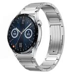 Per Huawei Watch GT3 46mm 22mm cinturino in lega di titanio a forma di I (argento)