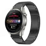 Per Huawei Watch 3 Pro Nuovo cinturino per orologio in lega di titanio a forma di I da 22 mm (nero)