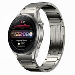 Per Huawei Watch 3 Pro Nuovo cinturino per orologio in lega di titanio a forma di I da 22 mm (grigio)