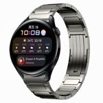 Per Huawei Watch 3 cinturino in lega di titanio a forma di I da 22 mm (grigio)
