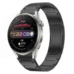 Per Huawei Watch 3 Pro 22mm cinturino in lega di titanio a forma di I (nero)