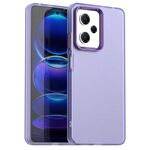 Custodia antiurto in TPU ibrida per PC Candy Global per Redmi Note 12 Pro 5G (viola)