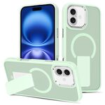 Custodia per iPhone 16 Plus con supporto invisibile e protezione MagSafe (verde)