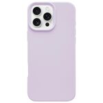 Custodia per iPhone 16 Pro in silicone liquido imitazione Dopamine Simple (viola fagiolo)