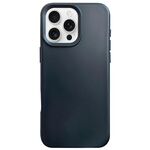 Custodia per iPhone 16 Pro in silicone liquido imitazione Dopamine (nero)