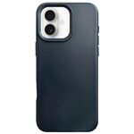 Custodia per telefono in silicone liquido imitazione Dopamine per iPhone 16 Plus (nero)