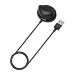 Per Samsung Gear Fit2 / Fit2 Pro xDfind Interfaccia USB Smart Watch Base di ricarica wireless TPE (nero)