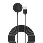 Caricabatterie per orologio integrato con porta USB per Garmin Fenix ​​7S Pro xDfind con trasmissione dati (nero)