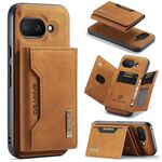 Custodia multi-carte DG.MING M2 Series per Google Pixel 9a + custodia magnetica per telefono (marrone)