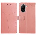 Custodia a libro in pelle con motivo a Y per Redmi A5 4G da 173,3 mm (rosa)