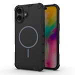 Custodia magnetica MagSafe a tinta unita per iPhone 16 Plus (nera)