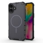 Custodia magnetica MagSafe a tinta unita per iPhone 16 Plus (grigio scuro)